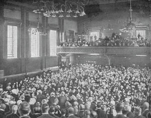Full Gallery: A May meeting, Exeter Hall, London, c1903 (1903)