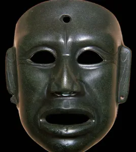 Polished Collection: Mayan mask of polished stone