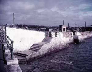 Quai Prints: The Mayflower Steps, Plymouth, Devon, c1955. Creator: Arthur Charles Kirby Ware