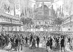 The Mayor's Ball at Nottingham, 1870. Creator: Unknown