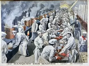 Chef Gallery: Mayors Banquet, Paris, 1900