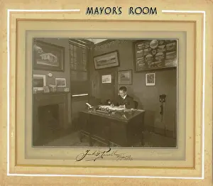 Office Prints: Mayor's Room; Frank G Pursell