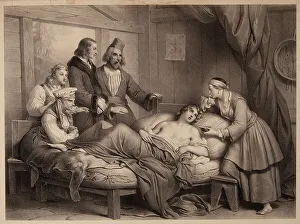 Achille 1800 1857 Prints: Mazeppa, First half of the 19th cent. Creator: Devéria, Achille (1800-1857)