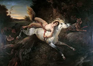 Vernet Collection: Mazeppa and the Wolves, 1826. Creator: Vernet, Horace (1789-1863)