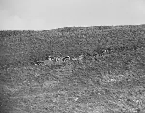 Litton Slack Prints: MCC Sporting Trial, Litton Slack, Derbyshire, 1930. Artist: Bill Brunell