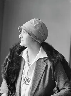 McCormick, Medill, Mrs. portrait photograph, 1927 Creator: Arnold Genthe