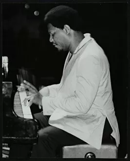 1970s Collection: McCoy Tyner performing at the Newport Jazz Festival, Ayresome Park, Middlesbrough, July 1978
