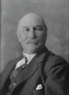 Handkerchief Prints: McDonald, Charles, Mr. portrait photograph, 1915 Mar. 16. Creator: Arnold Genthe