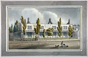 Infirmary Prints: McDonalds Infirmary, County Terrace Street, off New Kent Road, Southwark, London, c1825