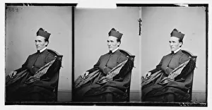 Jesuit Prints: McGuire, Father, of Georgetown University in 1866, ca. 1860-1865. Creator: Unknown