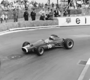 Mclaren Prints: Mclaren- BRM, Bruce McLaren 1967 Monaco Grand Prix. Creator: Unknown