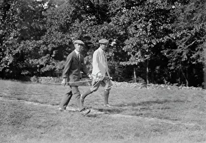 Golfers Prints: McLeod & Vardon - golf, between c1910 and c1915. Creator: Bain News Service