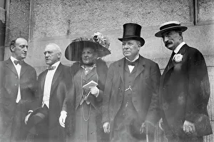 Viscount Prints: McReynolds, Miss Haldane, Haldane, 1913. Creator: Bain News Service
