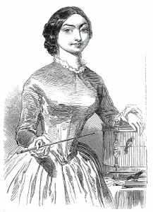 Caged Prints: Mdelle. Emilie Vandermeersch, 1850. Creator: Unknown