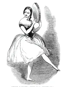 Mdlle. Carlotta Grisi in La Smeralda, 1844. Creator: Unknown Mdlle. Carlotta Grisi in La Smeralda, 1844. Creator: Unknown