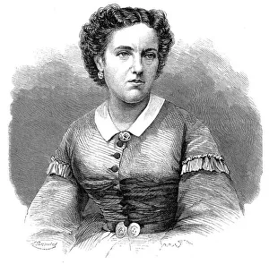 Mezzo Soprano Prints: Mdlle. Trebelli, of Her Majesty's Theatre, 1862. Creator: Unknown