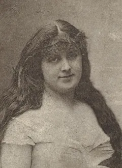 Photolithograph Prints: Mdme. Dency, from the Actresses series (N67) promoting Dixie Cigarettes for Allen &amp