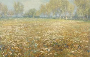 Blooming Prints: Meadow in Bloom, 1913. Creator: Egbert Schaap