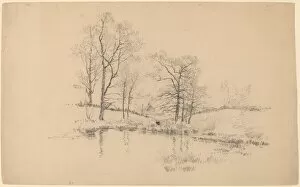 C F William Mielatz Gallery: Meadow Pond, New York. Creator: Charles Frederick William Mielatz