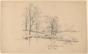Mielatz Charles Frederick William Prints: Meadow Pond, New York. Creator: Charles Frederick William Mielatz