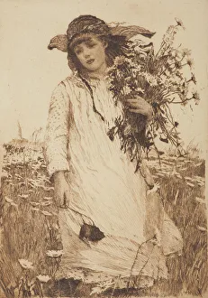 Smock Prints: Meadowsweet, c.1889. Creator: Lionel Percy Smythe