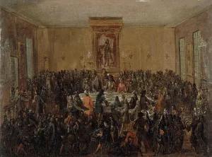 4th Arrondissement Prints: Meal offered to Louis XIV by the Parisian municipality