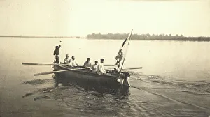 Vladimir Ivanovich Fedorov Prints: Measurements of the Zeya River by a survey party