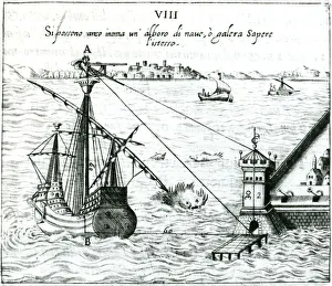Surveying Prints: Measuring the distance from ship to shore