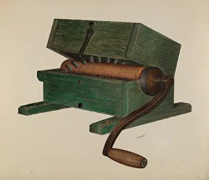Grinder Prints: Meat Chopper, c. 1940. Creator: Raymond Manupelli