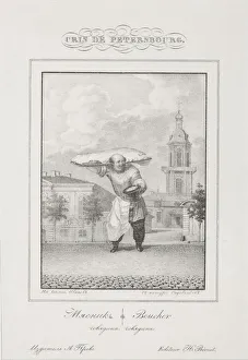 1830 1831 Prints: The meat merchant, 1830-1831