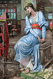 Mechthild of Magdeburg, (1896). Creator: C. Robersts