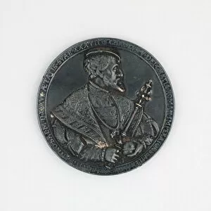 Charles I Of Spain Collection: Medal, 18th century. Creator: Unknown
