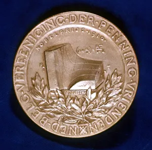 Formula Prints: Medal commemorating Dutch physicist Johannes Diderik van der Waals