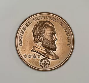 Ulises Grant Collection: Medal Commemorating Ulysses S. Grant, 1897. Creator: Tiffany & Co