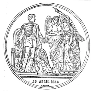 Marrying Prints: Medal Commemorative of the Marriage of the King of Portugal with the Princess Stephanie