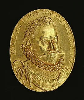 Anxiety Prints: Medal of Emperor Rudolf II (1552-1612), about 1600. Creator: Unknown