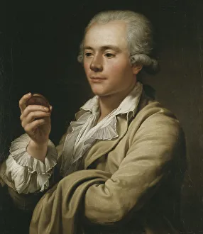 The Medal Engraver Lars Grandel (1750-1836), c18th century. Creator: Adolf Ulric Wertmüller