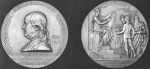 Medal struck to commemorate the 200th anniversary of the birth of Benjamin Franklin Medal struck to commemorate the 200th anniversary of the birth of Benjamin Franklin