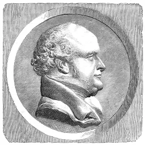 Franklin Sir John Prints: Medallic Portrait of Sir J. Franklin, by David, 1854. Creator: Unknown