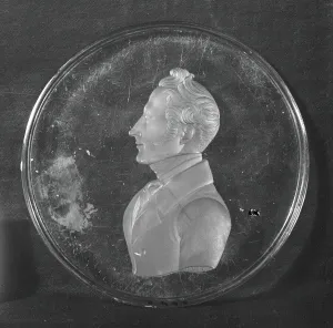 Medallion, Bohemia, c. 1830. Creator: Dominik Biemann