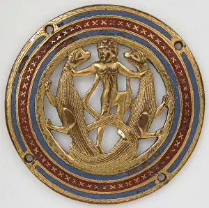 Repousse Gallery: Medallion from a Coffret, French, ca. 1210. Creator: Unknown