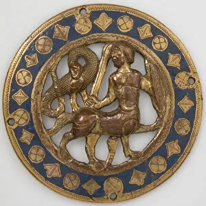 Centaur Gallery: Medallion, French, 13th century (before 1227). Creator: Unknown