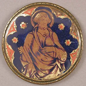 Siena Prints: Medallion with Saint Peter, Italian, ca. 1320-40. Creator: Unknown