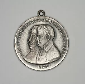 Two Medals Commemorating the Hudson-Fulton Celebration New York, 1909. Creator: Unknown