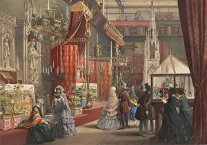 Londoners Prints: Mediaeval Court: The Great Exhibition of 1851, 1854. Creator: Joseph Nash