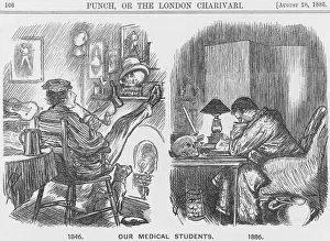 Charles Samuel Collection: Our Medical Students, 1886. Artist: Joseph Swain