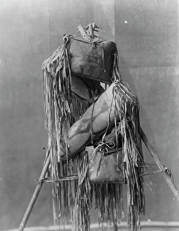 Position Collection: Medicine bags, c1910. Creator: Edward Sheriff Curtis