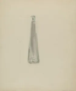 Donald Streeter Prints: Medicine Bottle, c. 1936. Creator: Donald Streeter