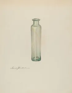 Medicine Bottle, c. 1938. Creator: Frank Budash
