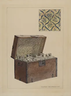 Medicine Bottle Chest, c. 1936. Creator: Gilbert Sackerman